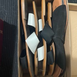 Box of sandals